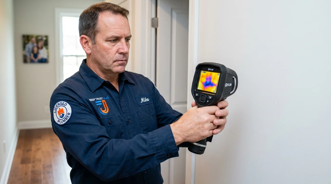 Thermal imaging leak detection by Johns Plumbing LLC in New Bremen